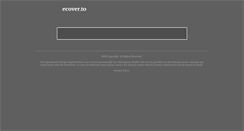 Desktop Screenshot of ecover.to